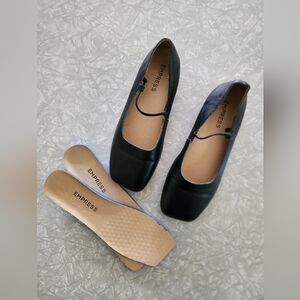 Empress Square Toe Flat sz39
